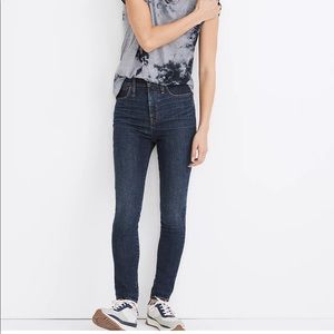 Madewell 11” High-Rise Skinny Jeans size 25